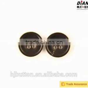 2016 DIAN Round Shape Eco-Friendly Washable Concave Surface Real Clothing Horn Button for Suits thumbnail-3