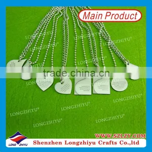 Wholesale Dog Tags Greyhound Different Shaped Stainless Steel Dog Tags thumbnail-1