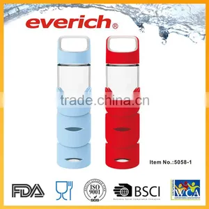 Keep Warm Glass Water Bottle With Silicone Sleeve thumbnail-1