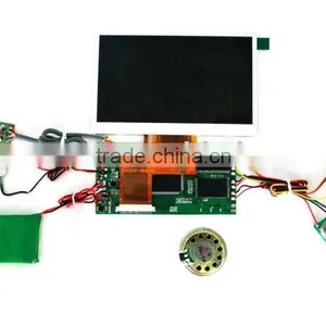 1.8'' .2.4", 4.3", 5" 7", 10" Video Module With Multiple Buttons to Control Different Videos for Video Greeting Cards thumbnail-1