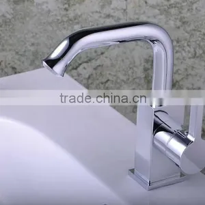 New Design Bathroom Basin Mixer,Brass Single Handle Basin Faucet QH1728 thumbnail-1