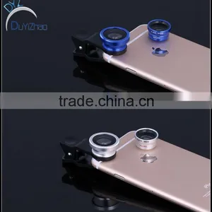 3 in 1 Mobile Phone Wide-angel Supper Macro Fisheye Lens for Cell Phone Camera Lens thumbnail-2