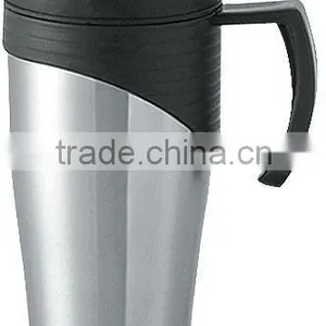Stainless Steel Thermos Mug With Handle thumbnail-1
