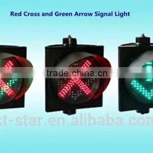 Wholesale Kutuo 300mm Driveway Indicator Red Cross and Green Arrow in One Unit Traffic Signal Light thumbnail-3