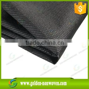 80gsm Black Cross Cambella Biodegradable Polypropylene Nonwoven Geotextile Rolls for Suit Cover thumbnail-3