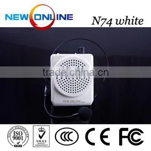 Hotsale Waistband Amplifier, Microphone,audio Amplifier, Megaphone N74 White thumbnail-1