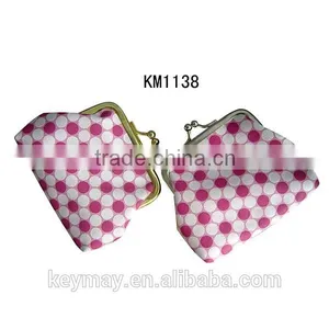 China Supplier Wholesale Polka Dot Printing Girls Cheap Coin Purse thumbnail-2