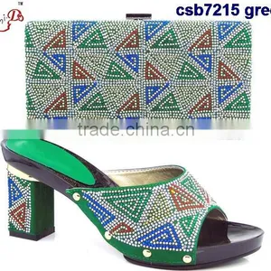CSB7216 New Design for Women Shopping Cheap Italian Shoes Matching Bags thumbnail-2