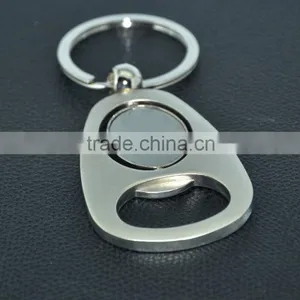 Rotatable Metal Bottle Opener Keychain for Promotion thumbnail-3