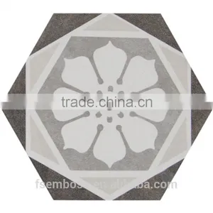 100*200*175mm Hexagon Ceramic Tile Kitchen Bathroom Porcelain Floor Tile thumbnail-2