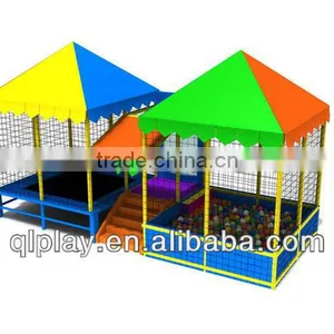 2016 Indoor Soft Play , Colorful Sea Ball Pool,Kids Trampoline ,Software Ladder QL15-1007A thumbnail-1