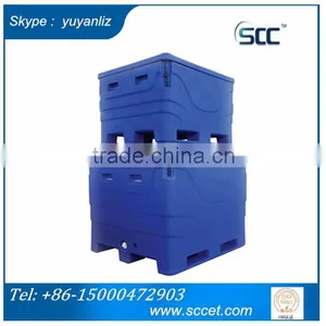 Rotomold Plastic Tub, Insulated Storage Tub 1000L for Fish, Shrimp & Meat thumbnail-6