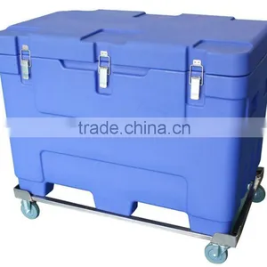 Heavy Duty Dry Ice Box on Wheels/with Dolly, Dry Ice Container thumbnail-1