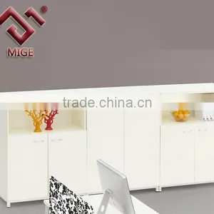 White Melamine Combination File Cabinet thumbnail-1