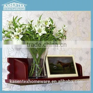 Brown Retro Wooden Wall Mounted Rack thumbnail-2
