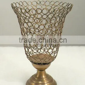 Hurricane Lamp With Glass Votive, Hurricane Lamp Candle Holder thumbnail-1