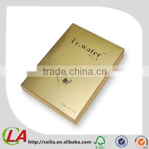 Gold Color Printed Embossing Elegant Packaging Box thumbnail-1