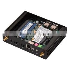 Small pc P5 Personal Mini PC Baytrail Fanless Nuc Mini pc With USB 3.0 Intel Celeron N2810 BayTrail Dual Core 2.0Ghz Mini pc thumbnail-6