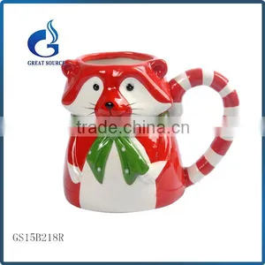Bulk Ceramic Mouse Shape Christmas Coffee Mugs Wholesale thumbnail-1