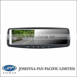 High Brightness 4.3" Car Mirror Monitor 4.3" Rear View Mirror Car Monitor, 4.3" Universal Car Mirror, Clip on Type thumbnail-1