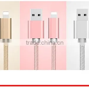 Nylon Braided High Speed Usb Data Cable for Iphone 8Pin Usb Cable thumbnail-4