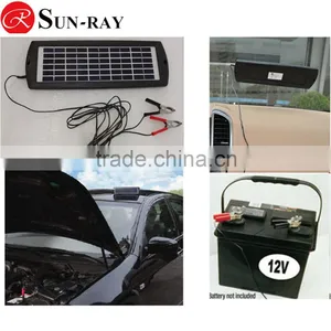 15V 3W Portable Power Solar Panel Battery Charger For Car Boat Motorcycle 2016 thumbnail-2