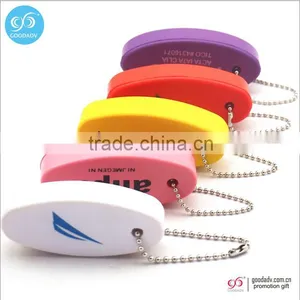 China Custom Keychain Manufacturer Wholesale Souvenirs PU Key Tags Floating Keychains thumbnail-2