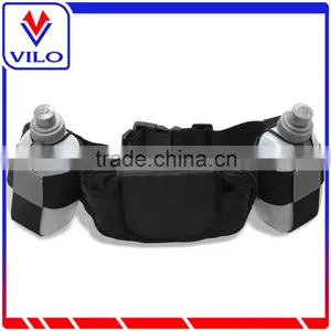 Hydration Running Belt With 2 BPA Free Water Bottles Runner Waist Pack thumbnail-2