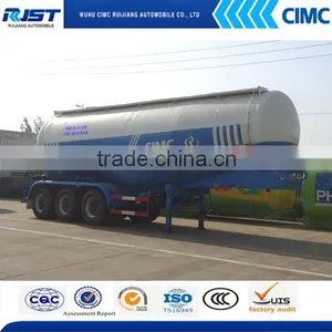 28-60CBM Bulk Powder Tanker Trailer Bulk Cement Tankers For Sale thumbnail-3