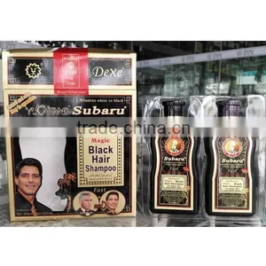 Subaru Black Darkening Shampoo / Subaru Fast Black Hair Color Change Shampoo thumbnail-1