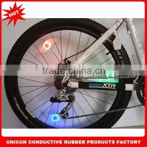 Newly Fashion and Alarm for Safe Silicone Glowing Wheel Lights thumbnail-1