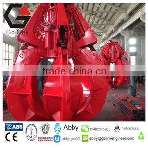 GOLINK Electric Hydraulic Orange Peel Grab Hydraulic Orange Peel Grabs Bucket Garbage Grapple thumbnail-6