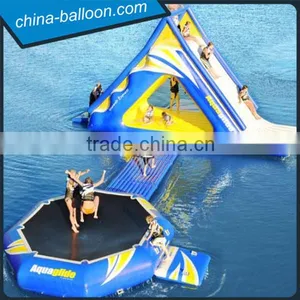 0.9mm Pvc Tarpaulin Inflatable Aqua Trampoline, Bouncer for Water Sports thumbnail-4