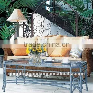 Anteroom Iron Furniture Tea Table or Coffee Table and Iron Frame Sofa thumbnail-1