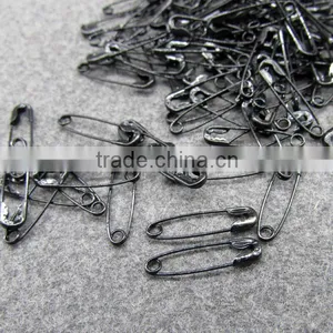 Black Brass Small Safety Pins thumbnail-2