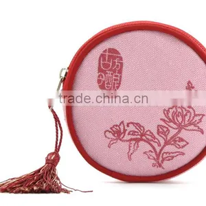Promotional Round Shape MINI Canvas Bags With Company Logo thumbnail-6