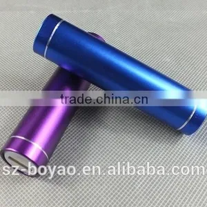 2016 2600mah Colorful Cylinder Smart Power Bank With Flashlight thumbnail-4