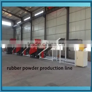 Dingfeng Environmental Scrap Solid Tire Rubbing Machine With CE thumbnail-1