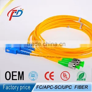 Singlemode Duplex FC/APC-SC/UPC Fiber Optic Cable Patch Cord thumbnail-1