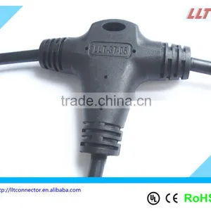 LED Lighting 3-Way Molded Waterproof Wire Splitter T Connector thumbnail-1