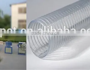 With SJ65/28 Extruder PVC Steel Wire Strengthened Hose Extrusion Line thumbnail-3