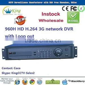 960H 8/16 ch HD H.264 3G Network DVR With Loop Out Embedded hd Sdi Dvr: HK-S8608F thumbnail-1