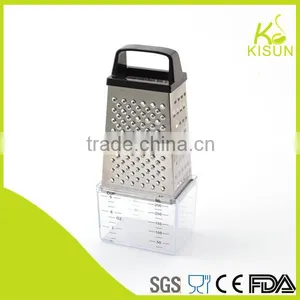 Best Quality Stainless Steel Manual Cheeses Zester Grater With Measuring Box thumbnail-1