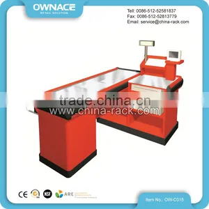 New Style Supermarket Cashier Counter Table thumbnail-1