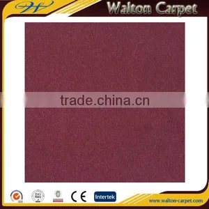Wine Red Needle Punched Velour Styles Cheap Wedding Carpet thumbnail-1
