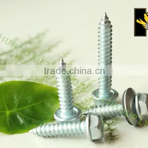 22 A White Zinc Hexgon Head Self Tapping Screw to Sheet Metal Processing thumbnail-1