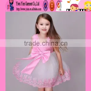 2016 Top Quality Baby One Piece Girls Party Dresses Europe Stylish Latest Party Wear Dresses for Girls thumbnail-1