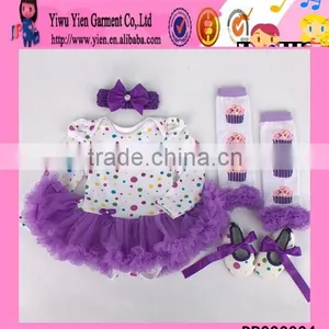 Romantic Purple Flower Girl Tutu Dresses Wholesale Hot Flower Girl Tutu Dresses thumbnail-1