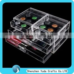 Top Sale Elegant Design Acrylic Storage Cube Box For Makeup Cosmetic Clear Acrylic Drawer thumbnail-1