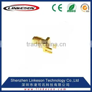(Free Sample)SMA Female Gold Coaxial Connector for Mounting thumbnail-1
